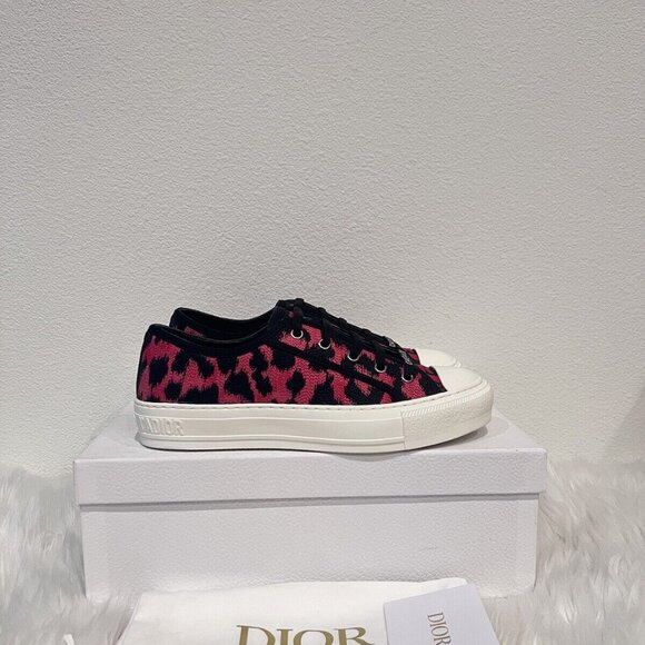 DIOR WALK'N Leopard Wander Connect Star One ID B23 Vibe Chrono Sneaker 36.5/38.5 - Picture 7 of 10